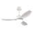 Modern Ceiling Fan With Light, Featuring 3 Abs Plastic Blades, Remote Control Operation, Reversible Dc Motor, And Dimmable Led Lighting-1485661805-1485661795-1485661792