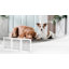 Barrière pour animaux autoportante Delean