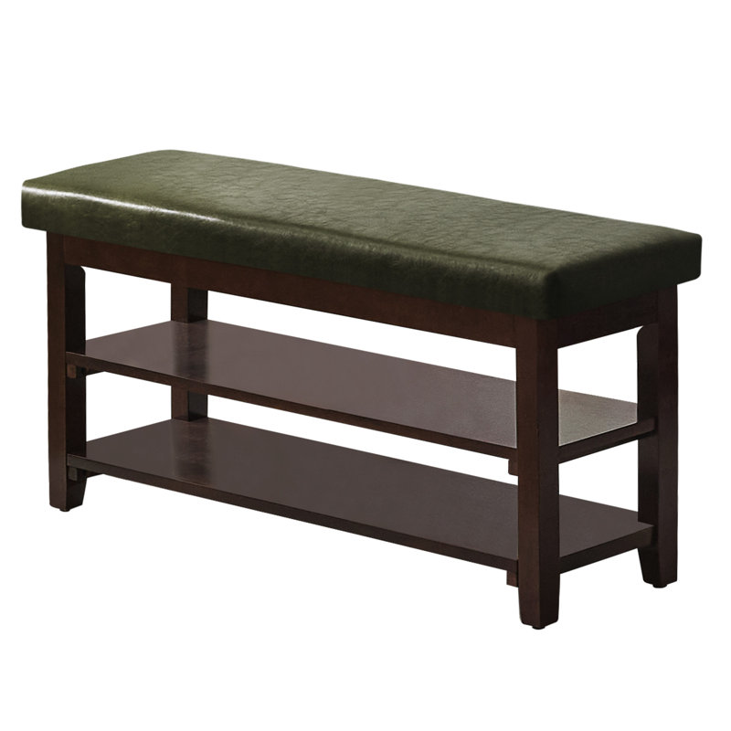 Banc de rangement pour chaussures 40 po, Green