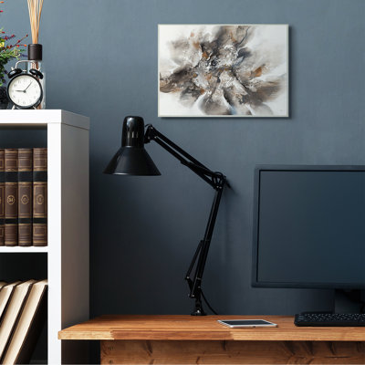 «Chaotic Abstract Brush Strokes», motifs de forme carrée par K. Nari - impression