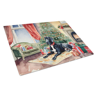Grande planche à découper en verre Great Dane