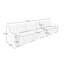 Canapé modulaire capitonné 4 places avec coussins Dejong-112556429-124239176