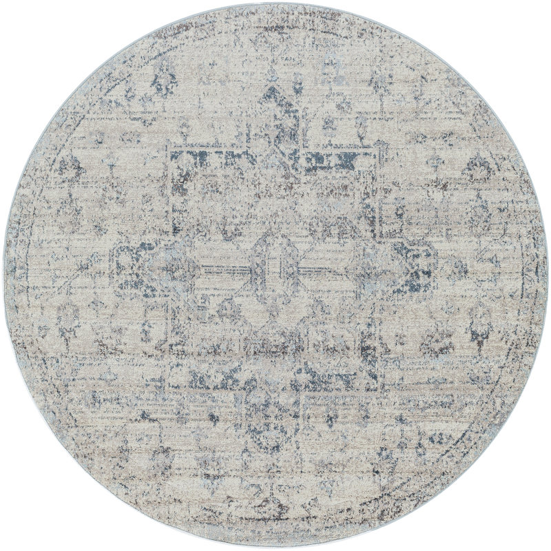 Oriental Area Rug, Round 200 cm