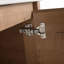 Meuble-lavabo autoportant avec lavabo en céramique et 2 portes à fermeture en douceur