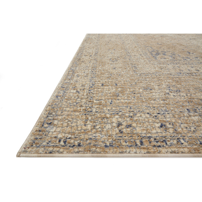 Tapis beige Rosimund, Carré 1 pi 6 po