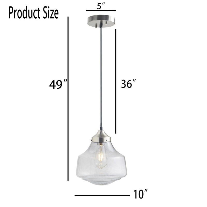 Luminaire suspendu gris clair Dreyfuss 1