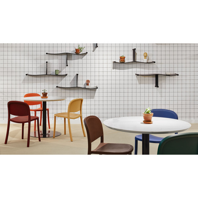 1 Inch Reclaimed Stacking Chair by Jasper Morrison, Bordeaux