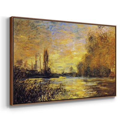 Le petit bras de la seine à Argenteuil, 1876, reproduction d'art sur toile