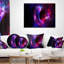 Coussin lombaire abstrait