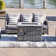 Natascha Rectangular Aluminum Outdoor Coffee Table