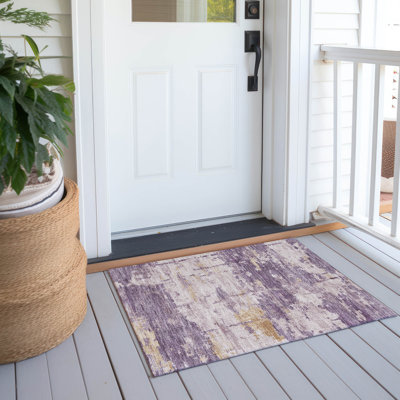 Machine Washable Indoor/Outdoor Earleville ACN2362 Abstract Rug