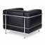 Fauteuil Petit Modele noir grain