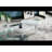 Irregular Shape End Table, Gray High Gloss