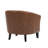 30.12" Wide Tufted Faux Leather Barrel Club Chair-1948106097