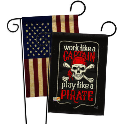 Double Sided 18.5 in. H x 13 in. W Polyester Garden flag