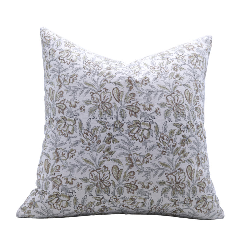 Coussin décoratif en coton Boho, Carré, H 26 po x l 26 po