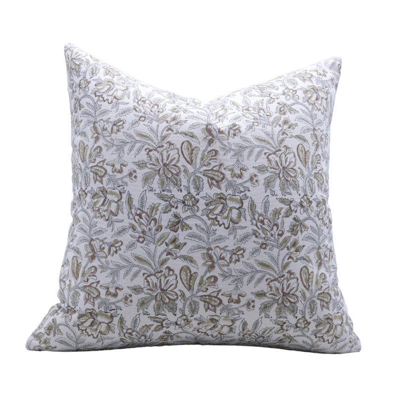 Coussin décoratif en coton Boho, Carré, H 16 po x l 16 po