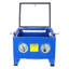 Armoire de sablage portative à jet de sable 25 gallons, armoire de sablage 80 psi