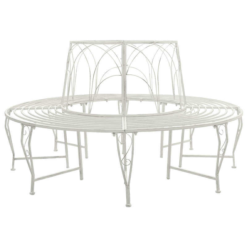 Outdoor Bench, Antique White