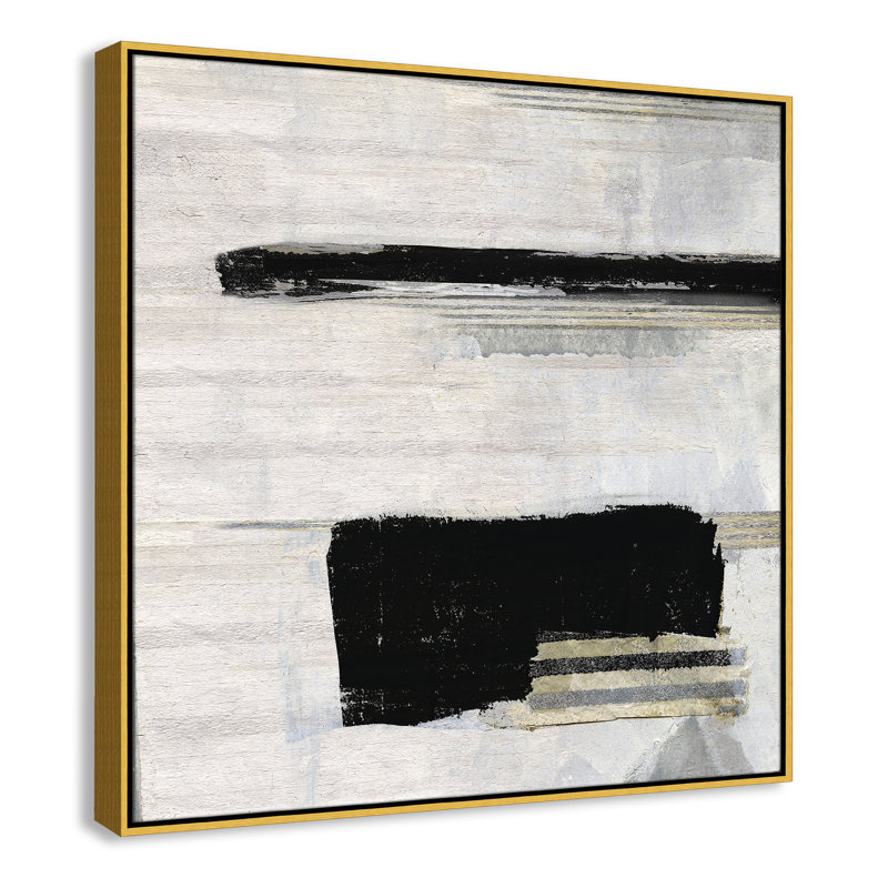 «La Bande II» par Sally Swatland, Or, H 37,5 po x l 37,5 po