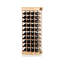 10-Tier Freestanding Wine Rack, 40 Bottles With Large Tabletop, Beige