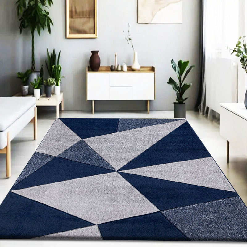 Makaila Geometric Area Rug, Rectangle 120 x 170cm