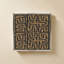 «Kuba Play III Brown» par Cheryl Warrick - impression sur toile-130857514-130857515
