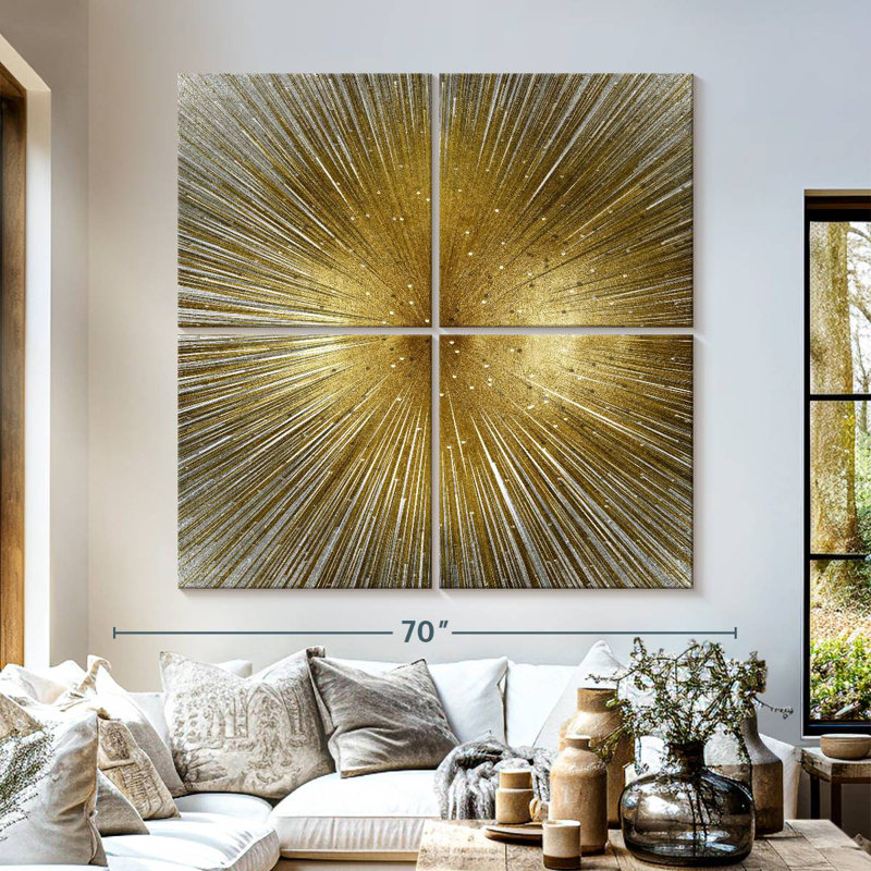 Radiant Burst, 57" H x 57" W
