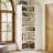 8-tier Corner Bookshelf With Detachable Shelves