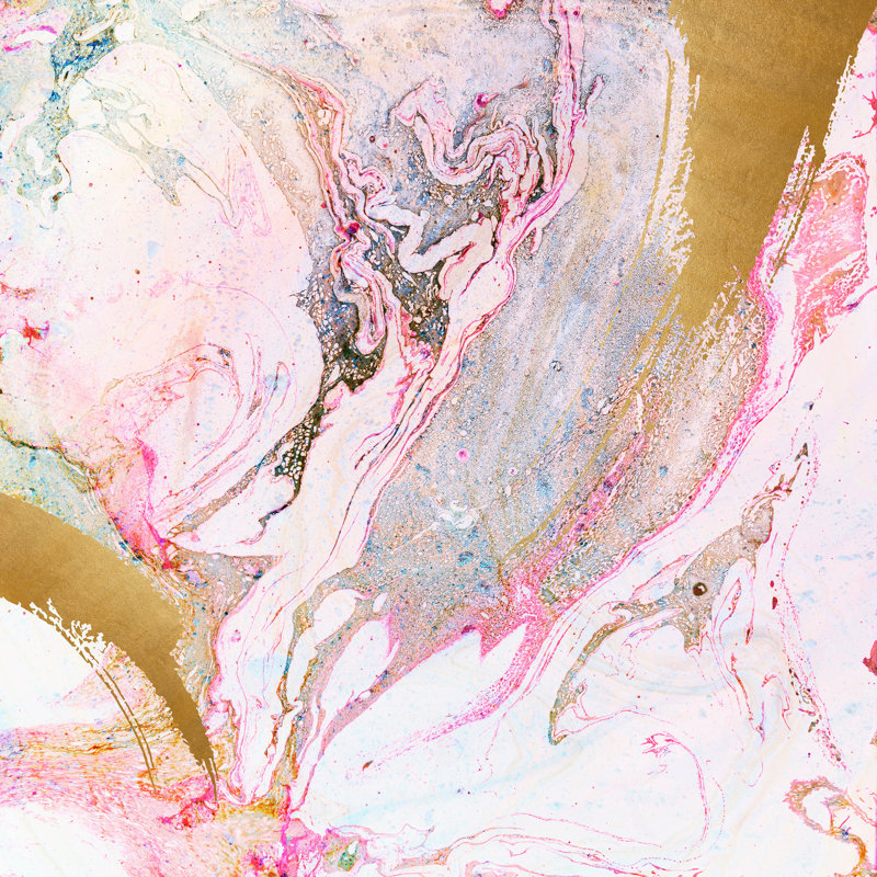 «Winter Marble» par Iveta Abolina - impression sur toile tendue, L 12 po x H 12 po