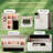 4-piece Wall Unit Tv Stand With Led Lights For Tvs Up To 70", Large Entertainment Center  With Bookshelves-1805898336