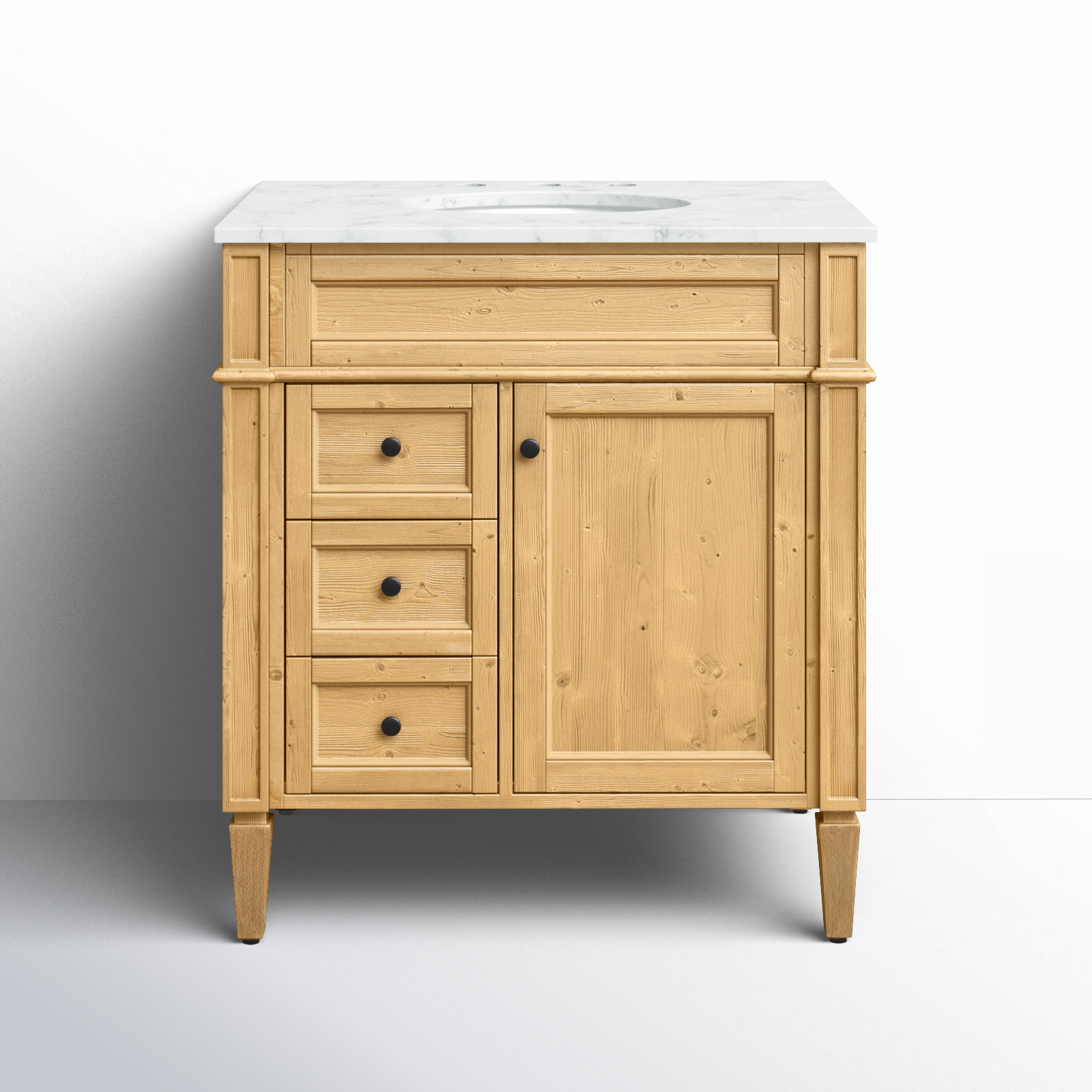 Rivers 32'' Single Bathroom Vanity, Light Brown