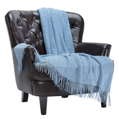 Round Pearl Textured Super Soft Throw