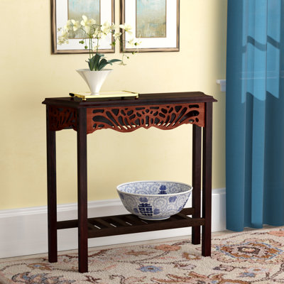 Langenfeld 32'' Solid Wood Console Table