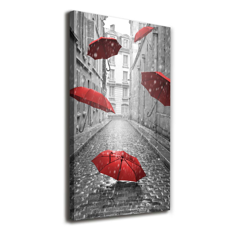 Parasol France - Wrapped Canvas Print