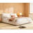 Upholstered Platform Bed With Two Removable Pillow Headboard-2087890750