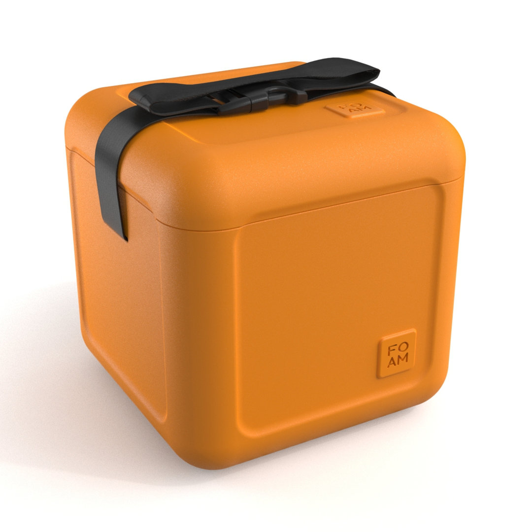 FOAM Portable 22 Quart EVA Lightweight Beach Rigid Hybrid Soft Side Cooler that Holds 30 Cans & Ice FOAM 