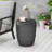 Admiral Round Concrete Outdoor Side Table , 15.5 " W 15.5 " D-1293381244