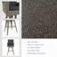 Tabouret de bar rotatif 30 po