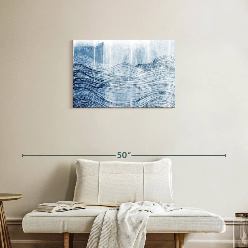 Indigo Waves II, H 20 po x l 30 po
