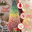Arbre de Noël 7,5 pi en PVC floqué 7,5 pi avec des pointes 1927-1141556838