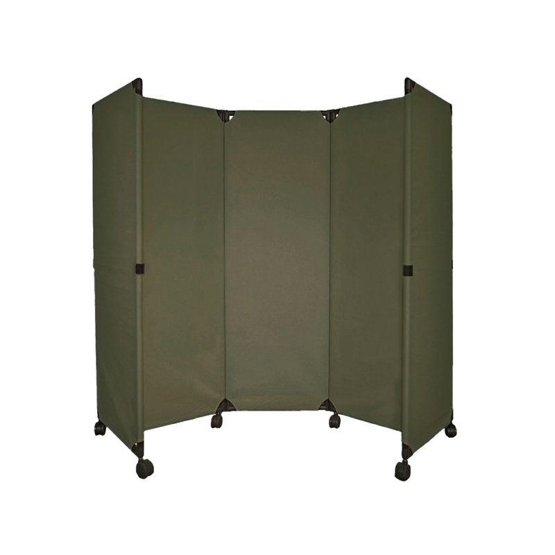 Cloisons de bureau pliantes portatives MP10, 7, H 48 po x l 120 po x P 4 po, Olive