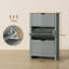 HOMCOM 18-Shoe Storage Cabinet 6 Shelves 3 Drawers Tabletop-47245032