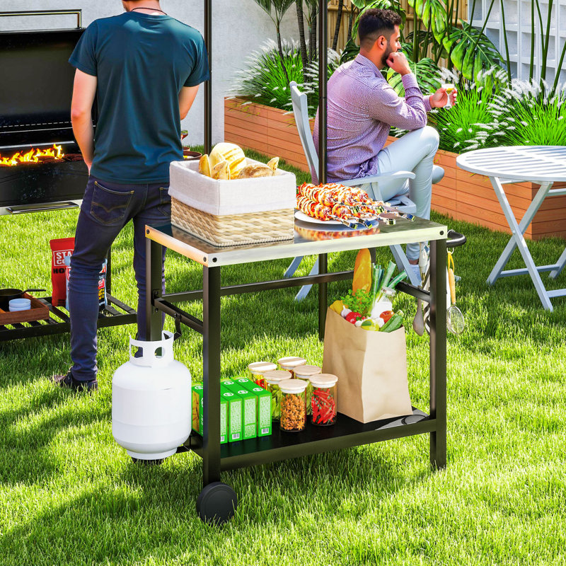 81cm H x 102cm W BBQ Table