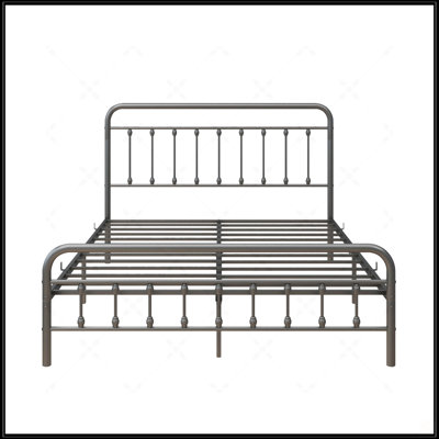 Metal Bed Frame Queen Size Platform