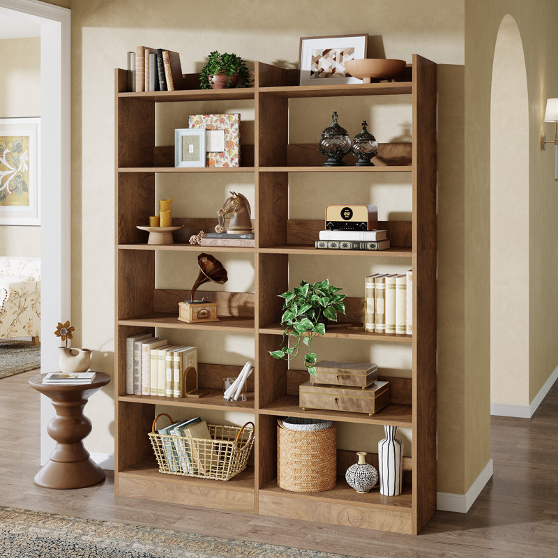 6-Tier Bookshelf, 71 Inches Tall Freestanding Bookcase, 70.8" H x 31.5" W x 11.81" D