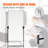 Free Standing Steel Reversible Magnetic Small 2' - 4' Framed Whiteboard-88929064