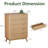 Fluted 5 Drawers Dresser-1596646189