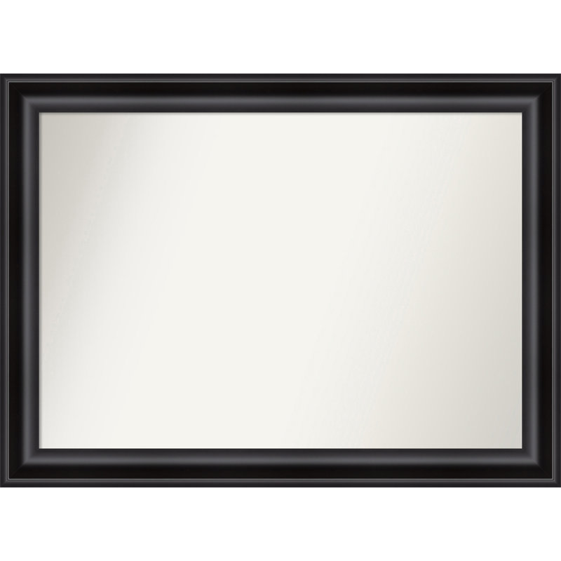 Miroir d'appoint mural en plastique Churchton, 33,75 po x 45,75 po