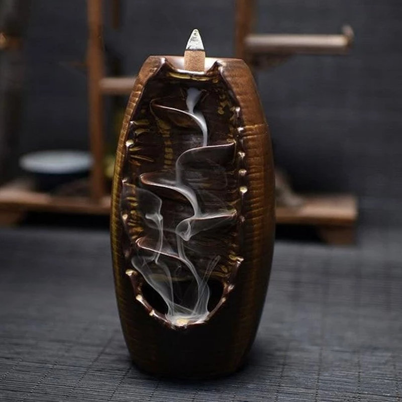 Brûleur d'encens Aromathérapie, Brun